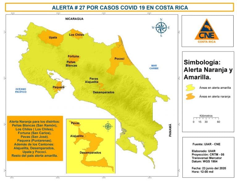 Pavas en alerta naranja: Salud reporta alto riesgo de contagio comunitario