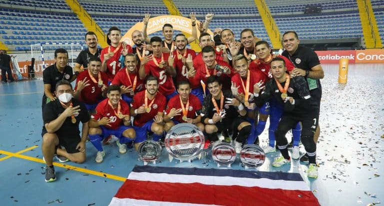 Selección costarricense de fútbol sala se coronó tricampeona de CONCACAF