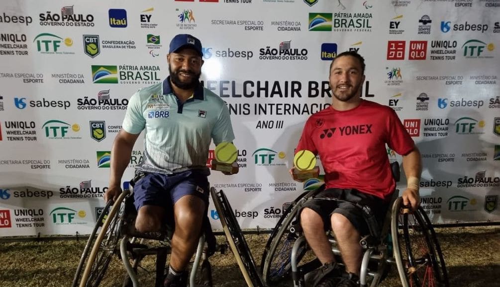 Imagen principal del artículo: José Pablo Gil se coronó campeón del torneo Wheelchair Brasil en categoría de dobles