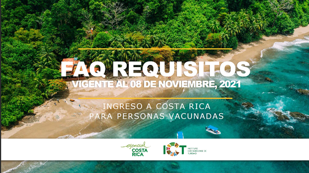 Costa Rica anuncia requisitos para que turistas reciban QR con su Pase de Salud al ingresar al país