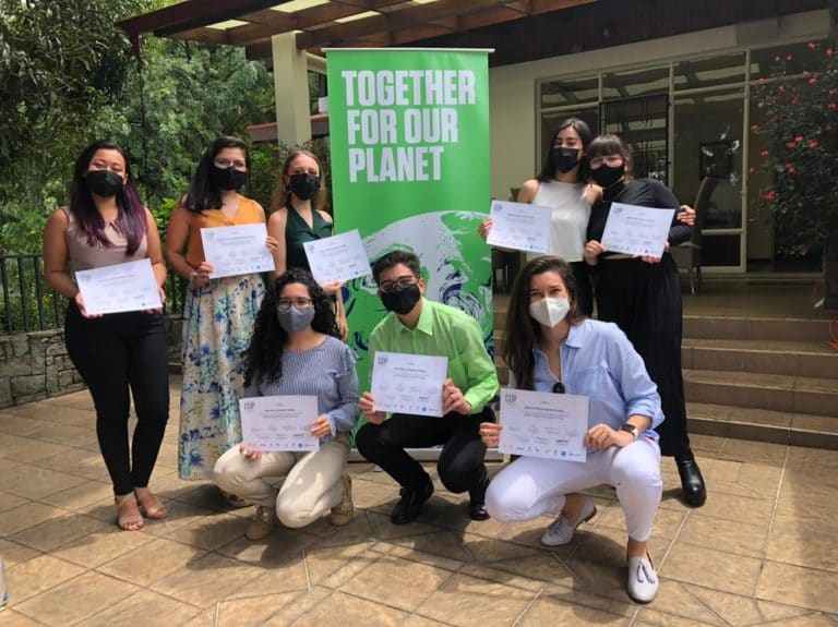 Jóvenes costarricenses dicen presente en las discusiones climáticas de la COP26