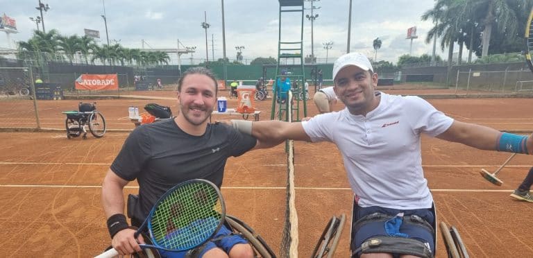 Valeria Valverde y José Pablo Gil avanzan a semifinales en Torneo internacional de Tenis en Silla de Ruedas