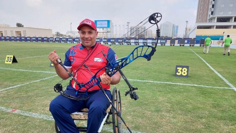 El costarricense Diego Quesada quedó octavo del mundo en el Campeonato Mundial de Para Tiro con Arco 2022
