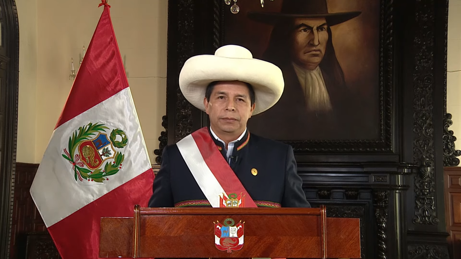 Imagen principal del artículo: Perú suma quinto expresidente sentenciado: Pedro Castillo fue condenado por intento de autogolpe de Estado