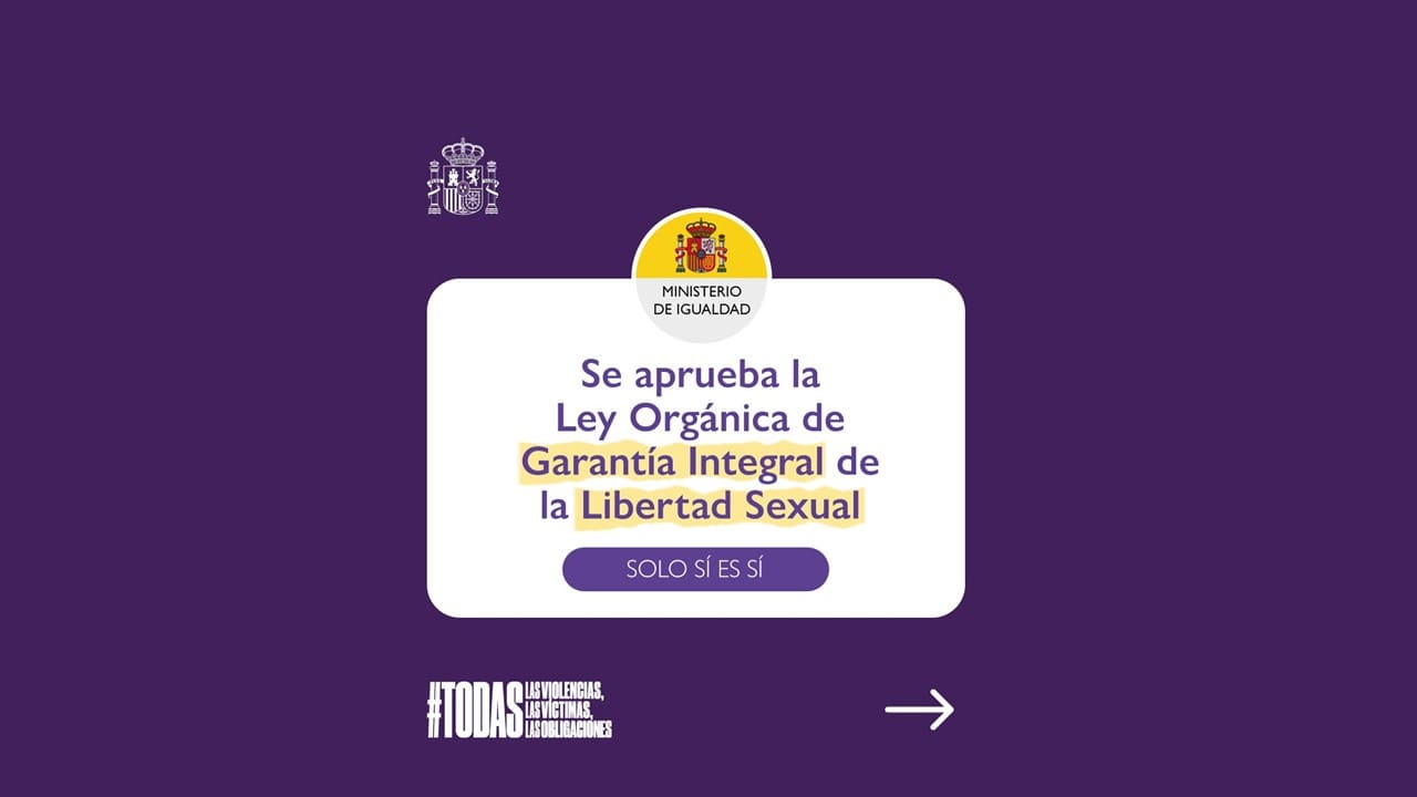 Imagen principal del artículo: España a un paso de aprobar ley “solo un sí significa sí”, que tipifica como violación toda relación sexual no consentida 
