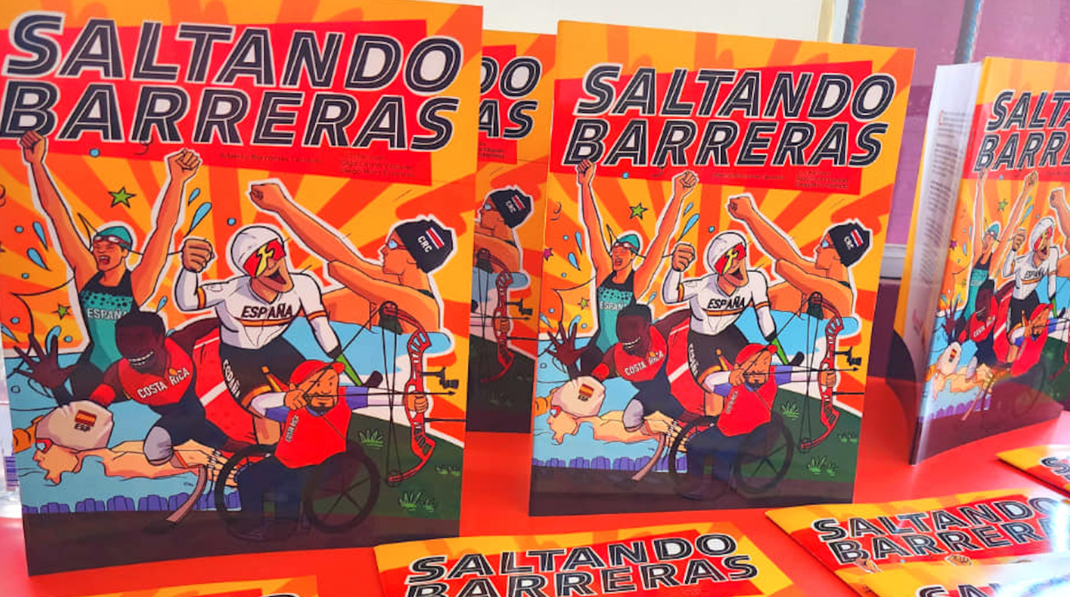 Imagen principal del artículo: Libro infantil sobre atletas paralímpicos será distribuido gratuitamente en escuelas públicas de Costa Rica