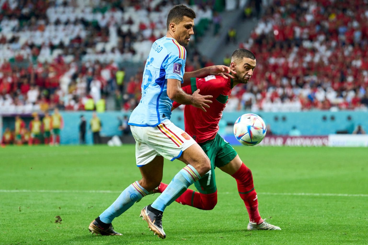 Imagen principal del artículo: Marruecos se convierte en la cuarta selección africana en clasificar a cuartos de final en la historia