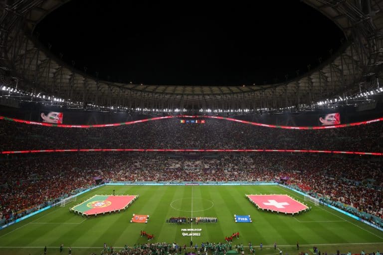 Portugal avanza a cuartos de final luego de un contundente 6-1 a Suiza