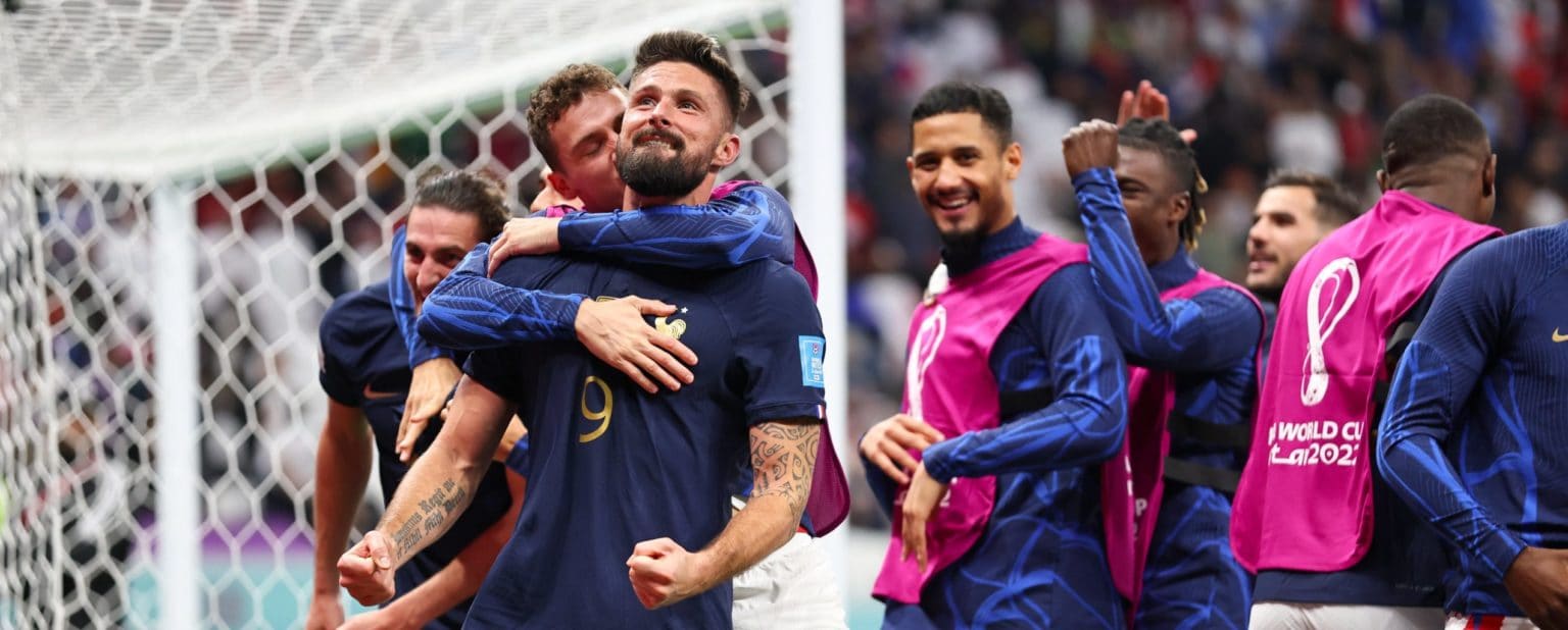 Imagen principal del artículo: Francia sigue firme en su camino para revalidar el campeonato mundial y ya está en semifinales