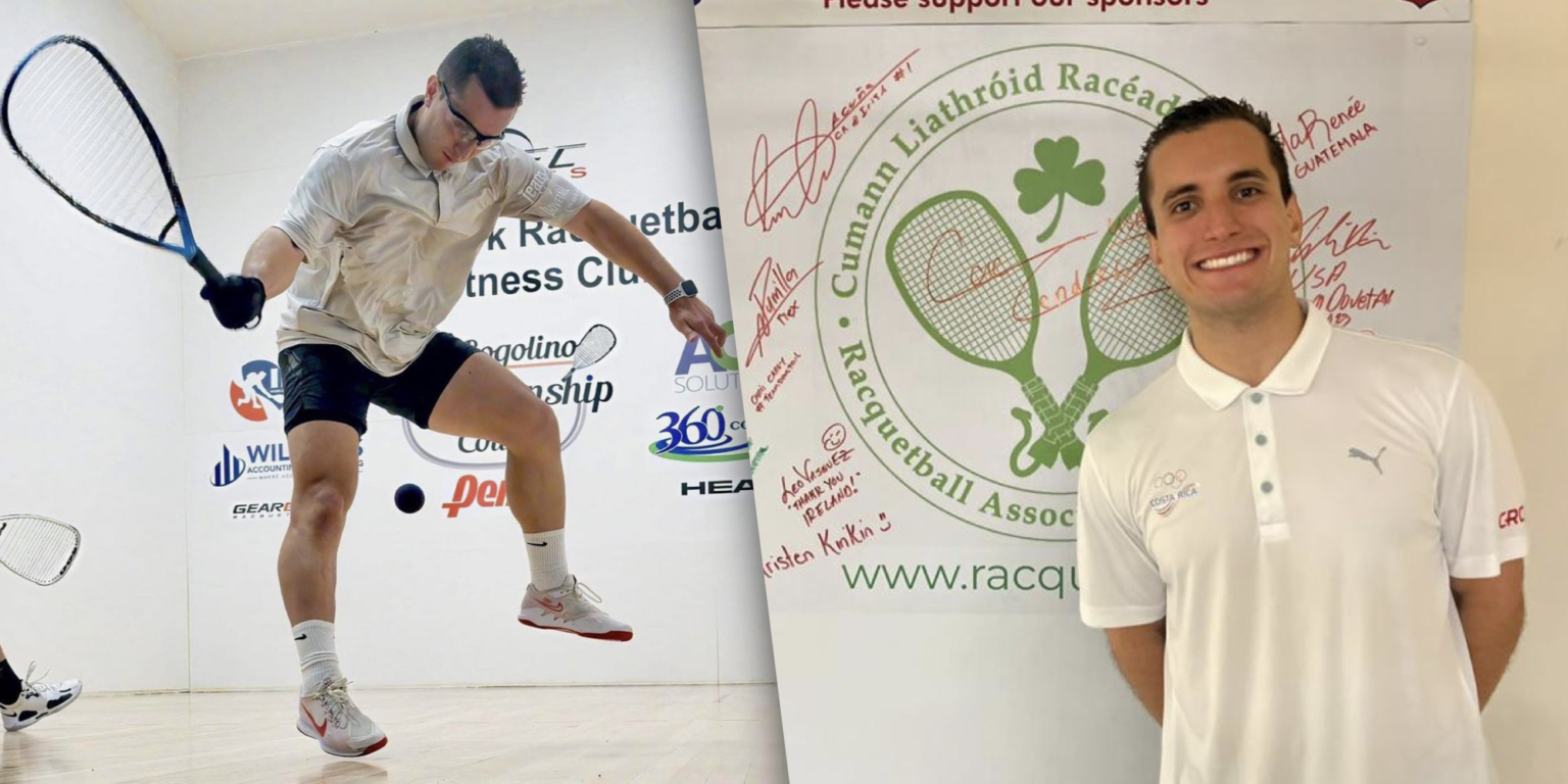 Imagen principal del artículo: Raquetbolista costarricense Andrés Acuña gana el Abierto Internacional de Irlanda 2023