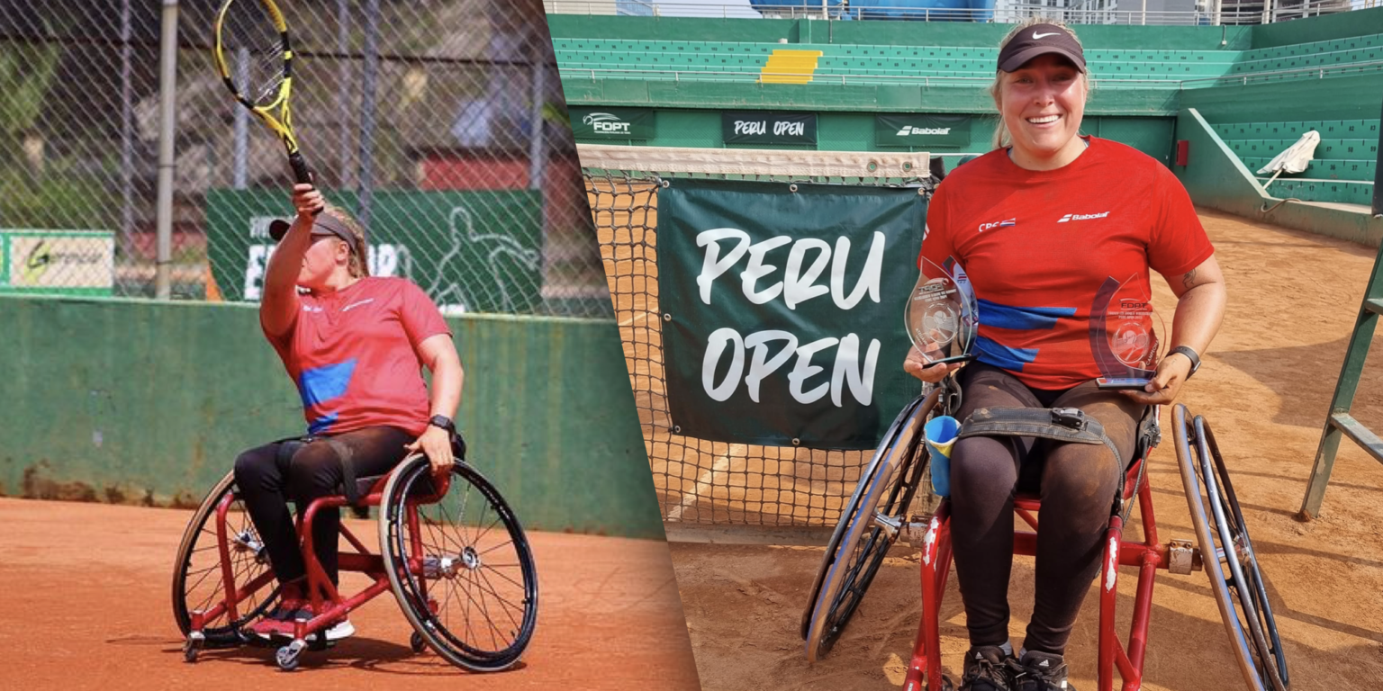 Imagen principal del artículo: Paratenista tica Valeria Valverde gana trofeo de campeona y subcampeona en Abierto de Perú 2023