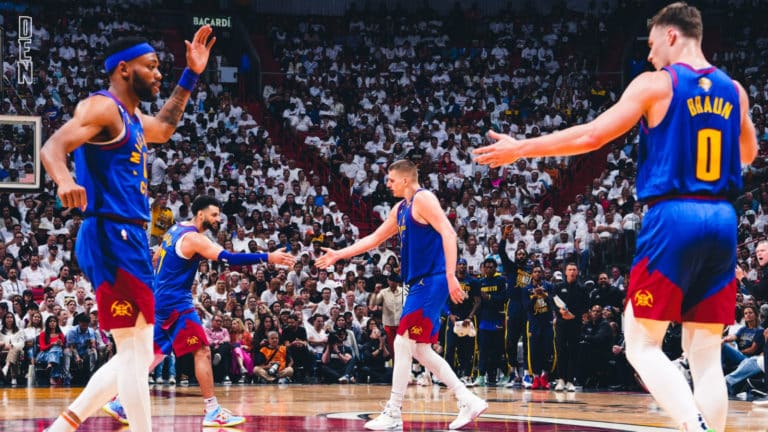Denver recuperó su ventaja en el juego 3 ante Miami Heat