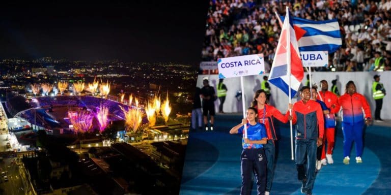 Miles de salvadoreños corearon el “Oé Oé Ticos” en la inauguración de los Juegos Centroamericanos y del Caribe 2023