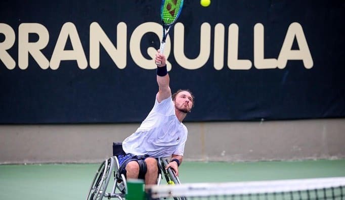 Paratenista tico José Pablo Gil se corona campeón del Abierto de Barranquilla 2023