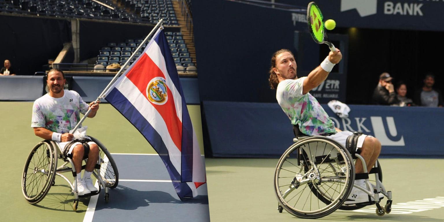 Imagen principal del artículo: Paratenista tico José Pablo Gil ascendió en el ranking mundial: es el #1 de Centroamérica y #7 de América