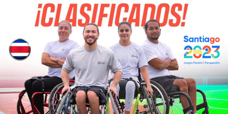 Histórico: cuatro paratenistas ticos clasificaron a los Juegos Parapanamericanos de Santiago 2023