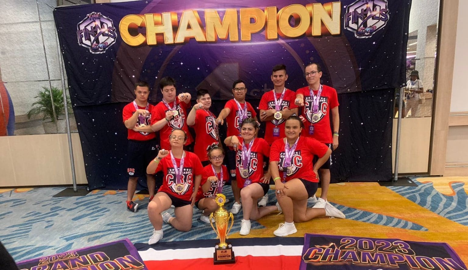 Imagen principal del artículo: Equipo costarricense de porrismo con discapacidad se corona campeón de torneo internacional en Colombia