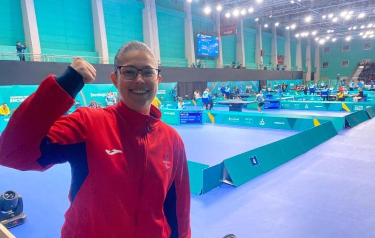 Paratenista de mesa Aneth Araya sella la segunda medalla para Costa Rica en los Juegos Parapanamericanos 