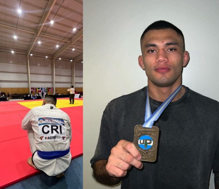 Atleta tico de jiu-jitsu Sebastián Rodríguez compitió lesionado y ganó medalla de oro en campeonato panamericano