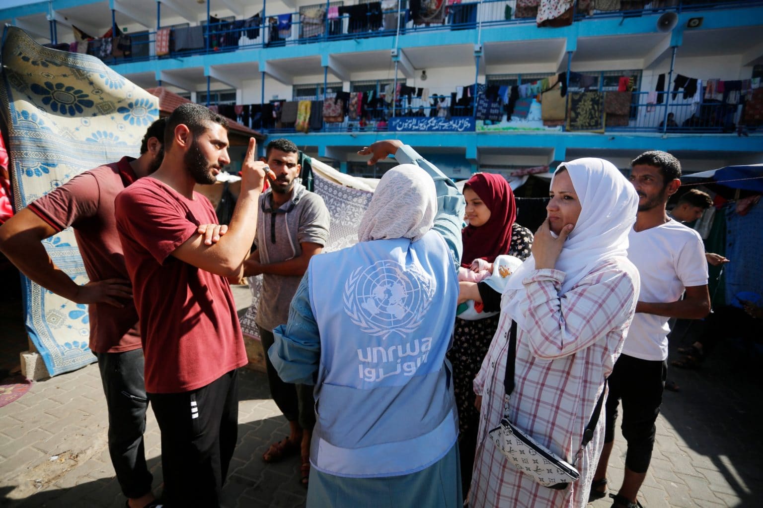 Imagen principal del artículo: Israel declara "organización terrorista" a la Agencia de Naciones Unidas para los Refugiados de Palestina