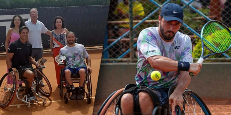 Tico José Pablo Gil quedó campeón de dobles y subcampeón de sencillos en Curitiba, Brasil