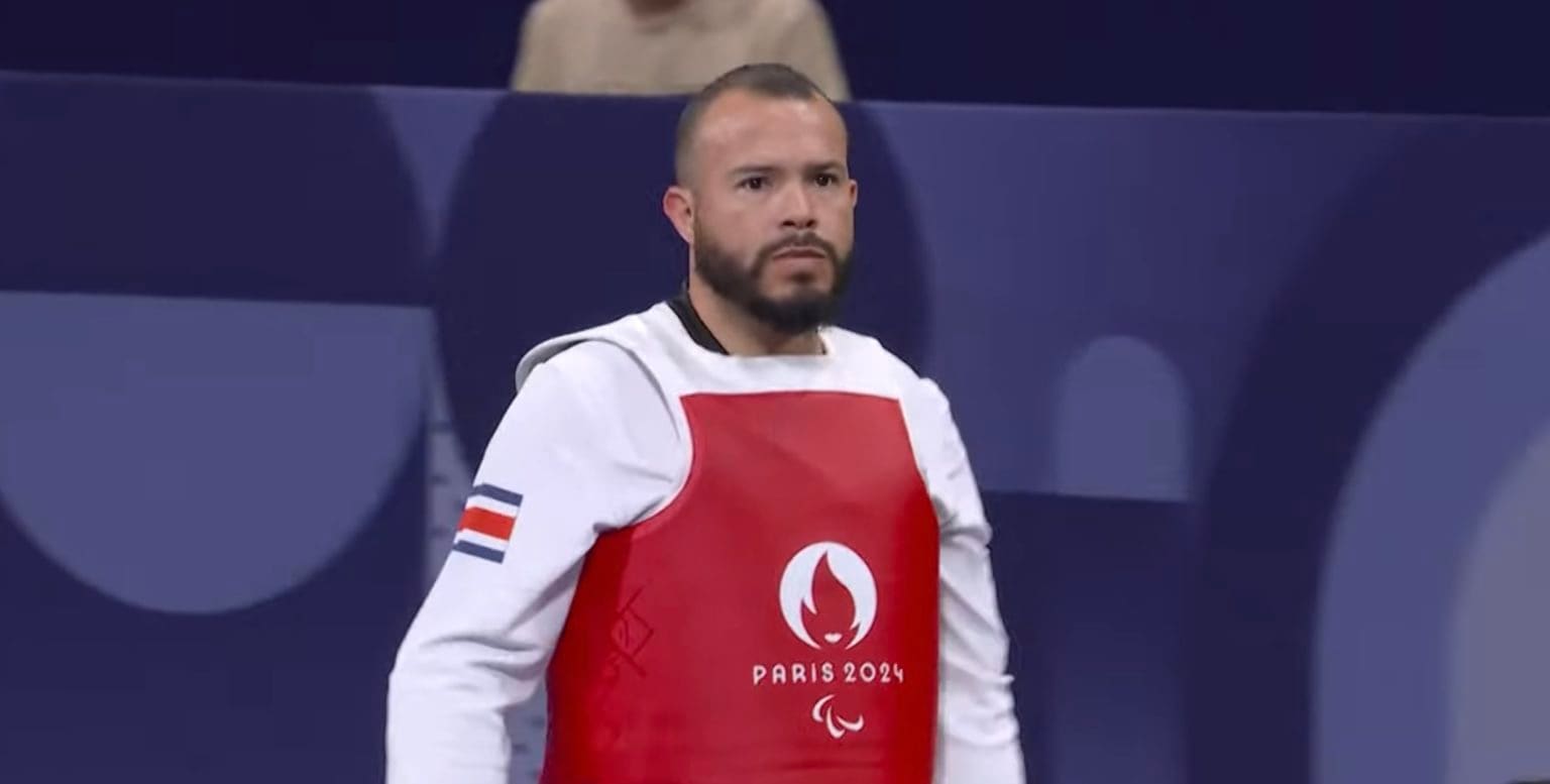 Imagen principal del artículo: Parataekwondista tico Andrés Molina obtiene su segundo diploma paralímpico en París 2024