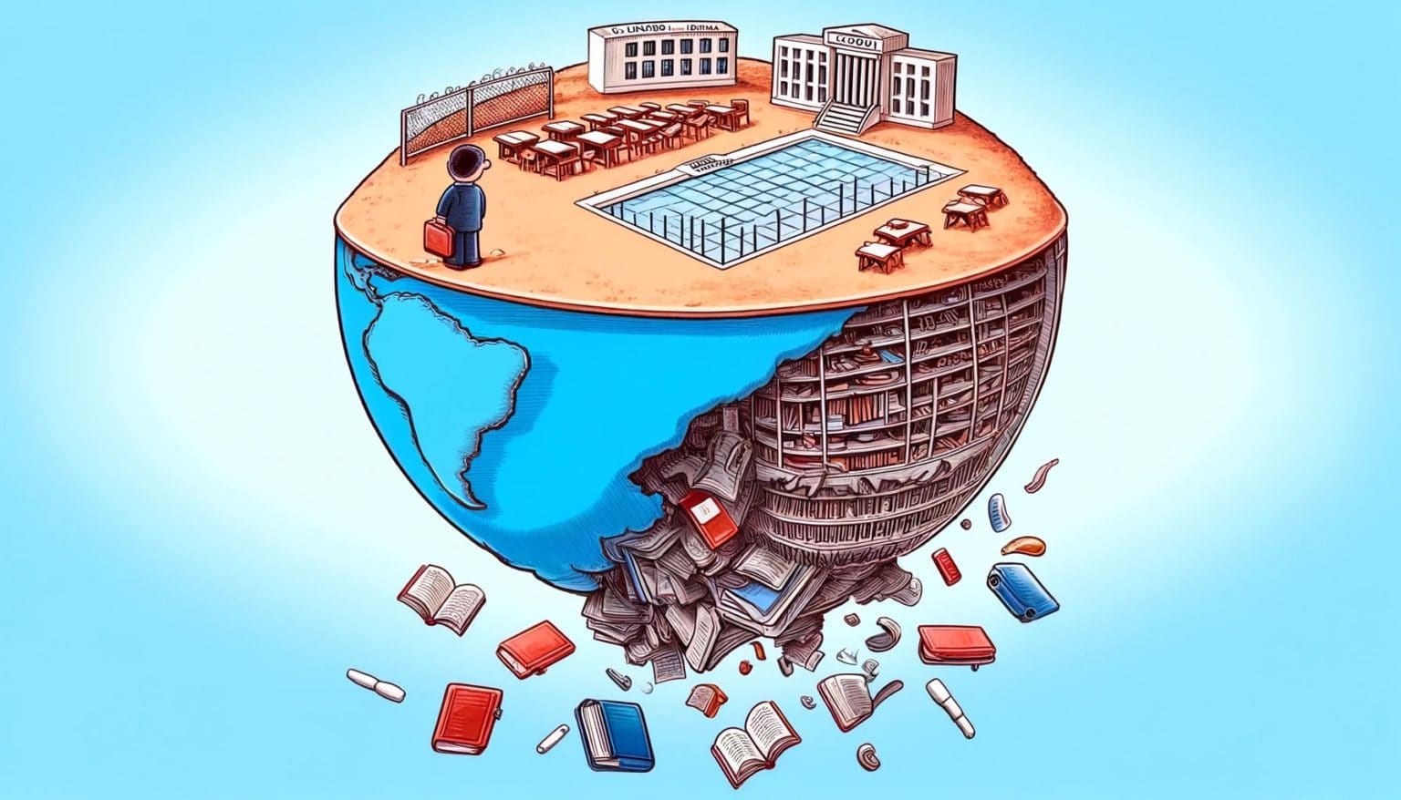 Imagen principal del artículo: ¿Invertir en cáceles y quitarle dinero a educación? (El mundo al revés)