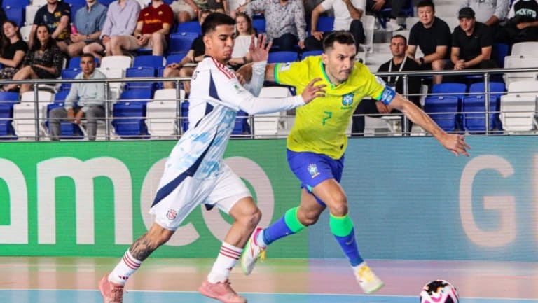Costa Rica se despide del Mundial de Fútsal 2024 luchando ante Brasil en octavos de final