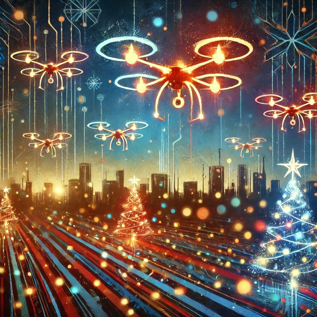 Imagen principal del artículo: BAC iluminará el cielo de San José con un récord de 420 drones antes del Festival de la Luz