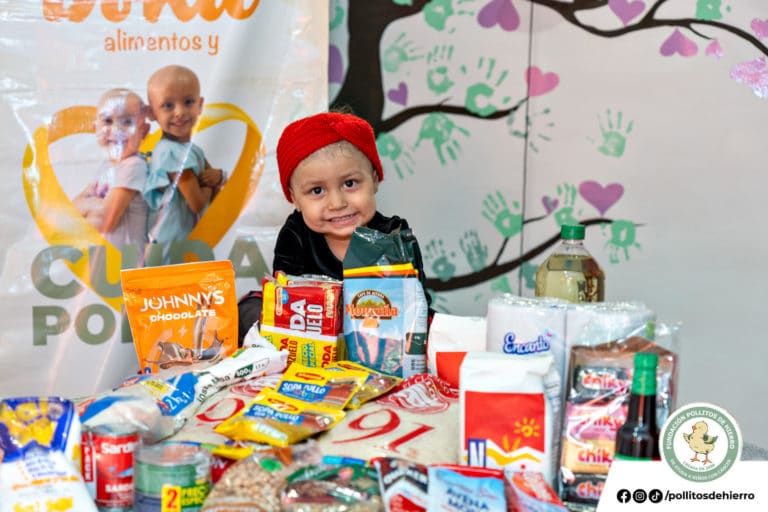 Fundación Pollitos de Hierro impulsa nueva campaña para garantizar alimentación a niños con cáncer