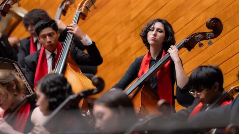 Ocho estudiantes del SiNEM representaron al país en orquestas internacionales durante 2024