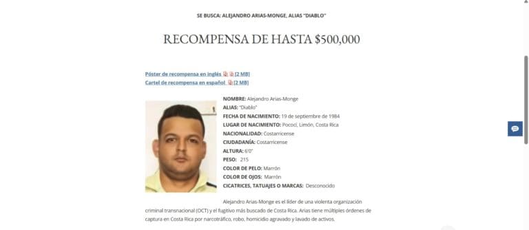 EE. UU. ofrece $500.000 en recompensa por información que lleve a la captura de alias "Diablo"