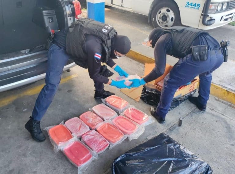 Seguridad Pública y DEA realizan el mayor decomiso de metanfetamina tipo cristal en Costa Rica