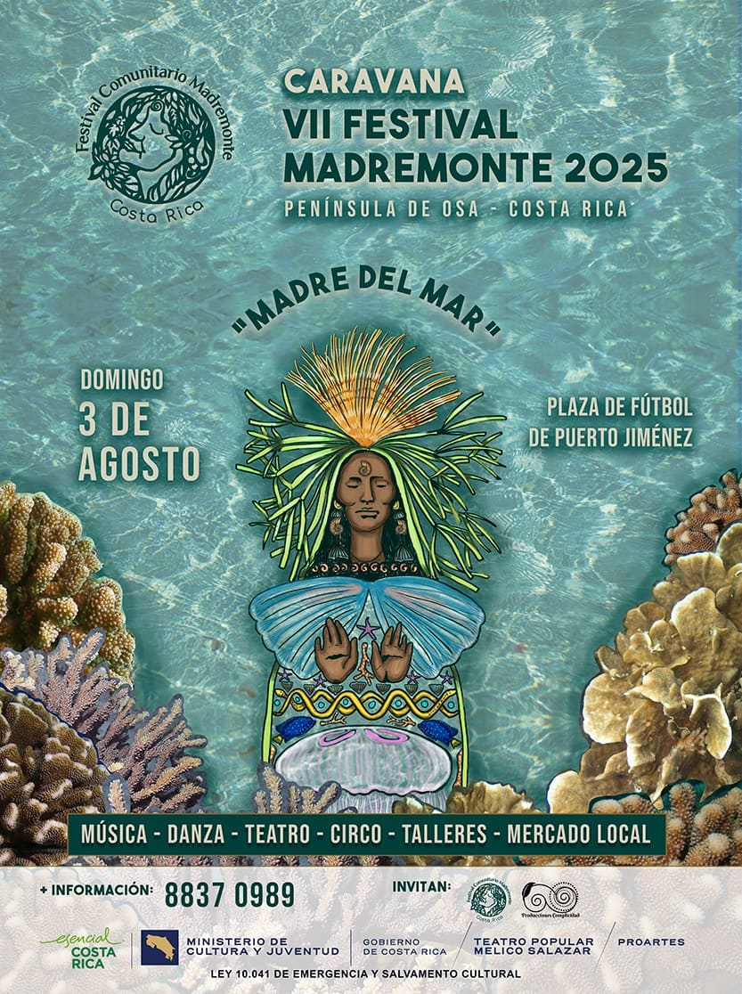 Imagen principal del artículo: Festival MadreMonte 2025 llevará su caravana cultural a Puerto Jiménez el 3 de agosto