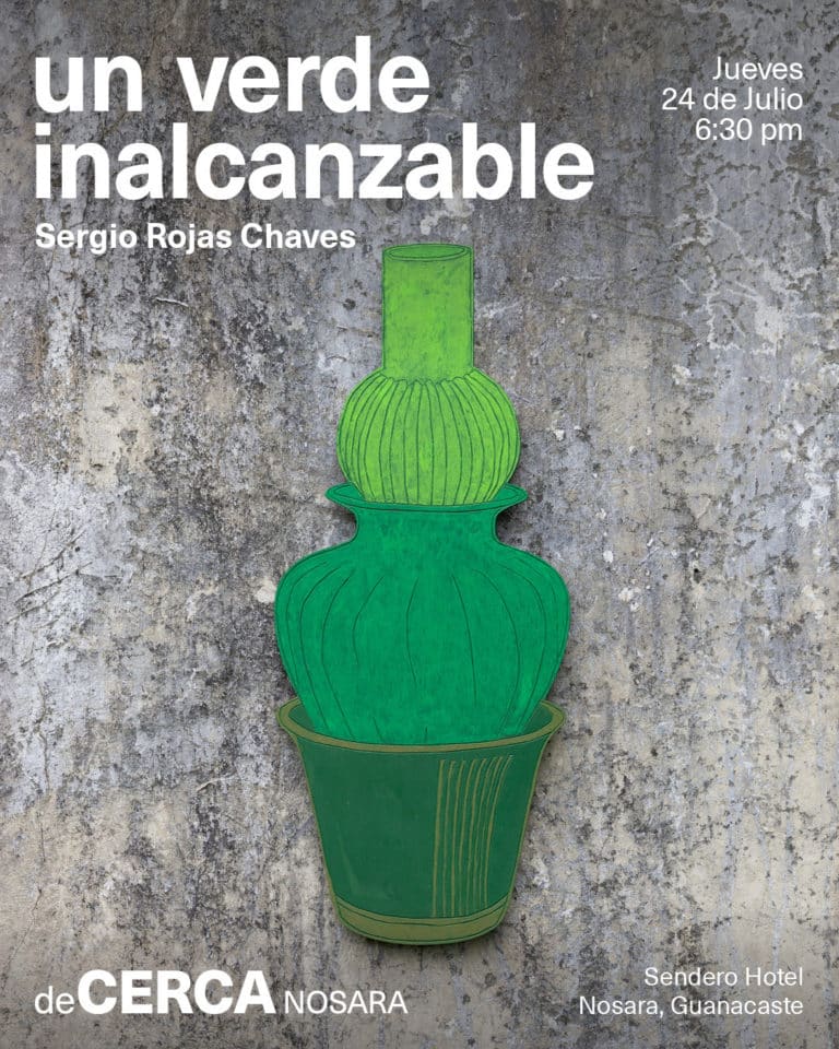 Sergio Rojas Chaves inaugura en Nosara la exposición “Un verde inalcanzable”