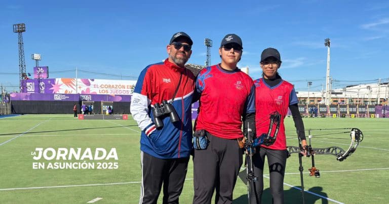 Tiradores con arco de Costa Rica dan la sorpresa y se ubican cuartos de América en Asunción 2025
