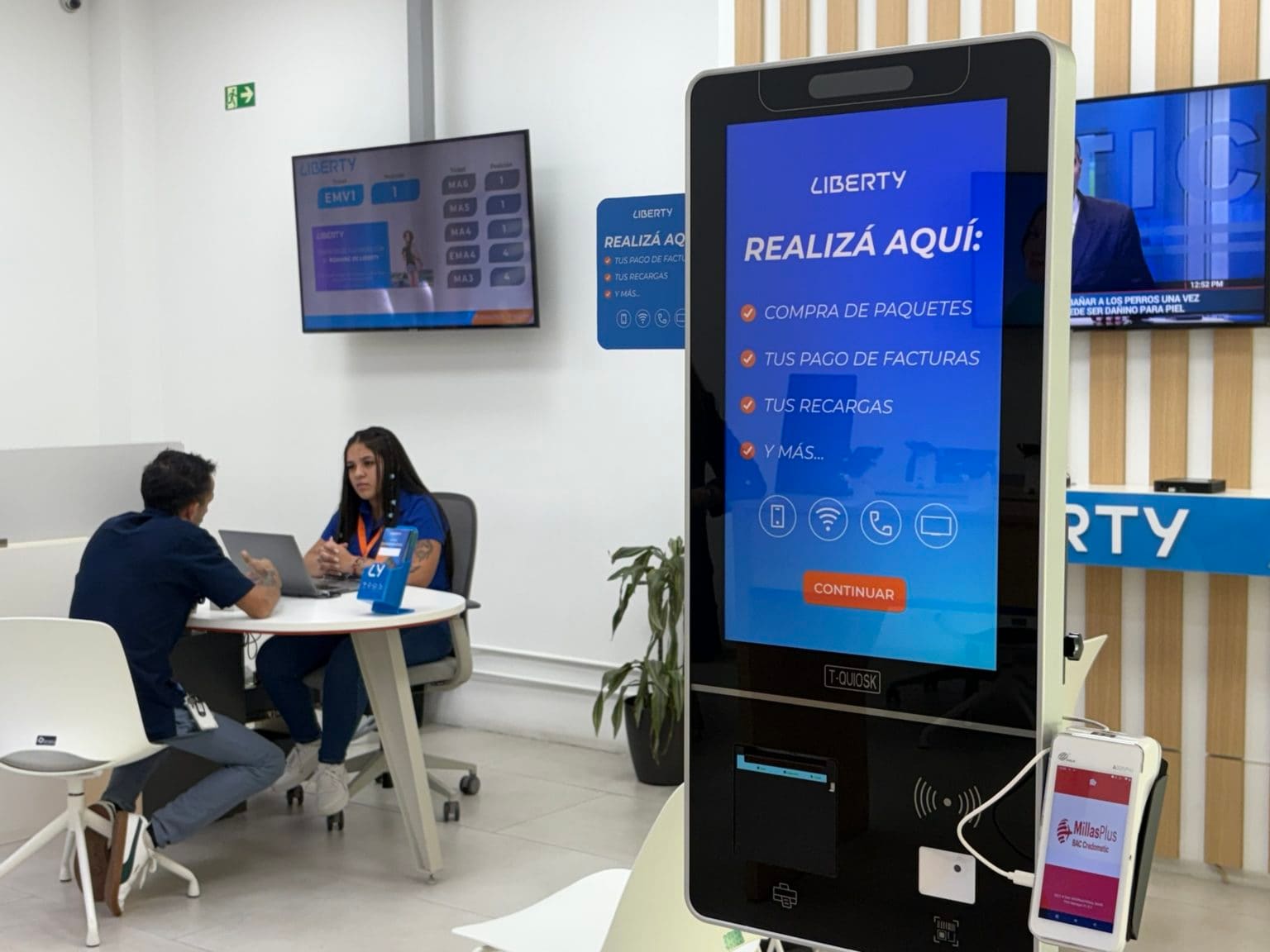 Imagen principal del artículo: Liberty introduce el primer sistema de autoservicio del sector para mejorar la atención al cliente