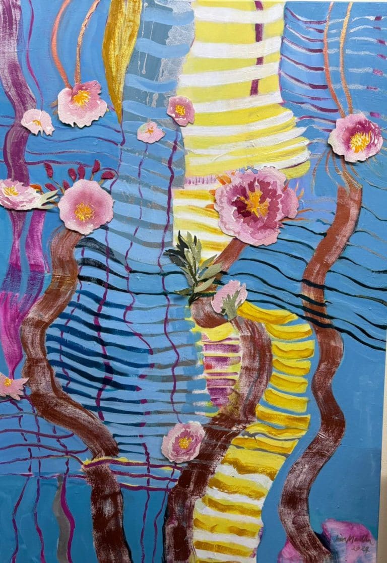 Joan Martha inaugurará exposición de pintura y collage en Café WOKAPI