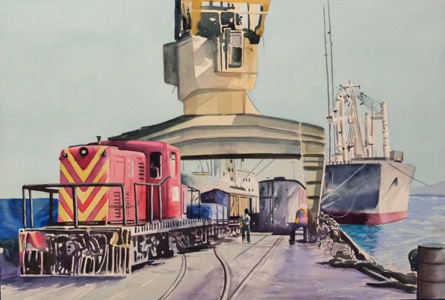 Imagen principal del artículo: Galería de arte del BN muestra un recorrido por el legado ferroviario de Costa Rica