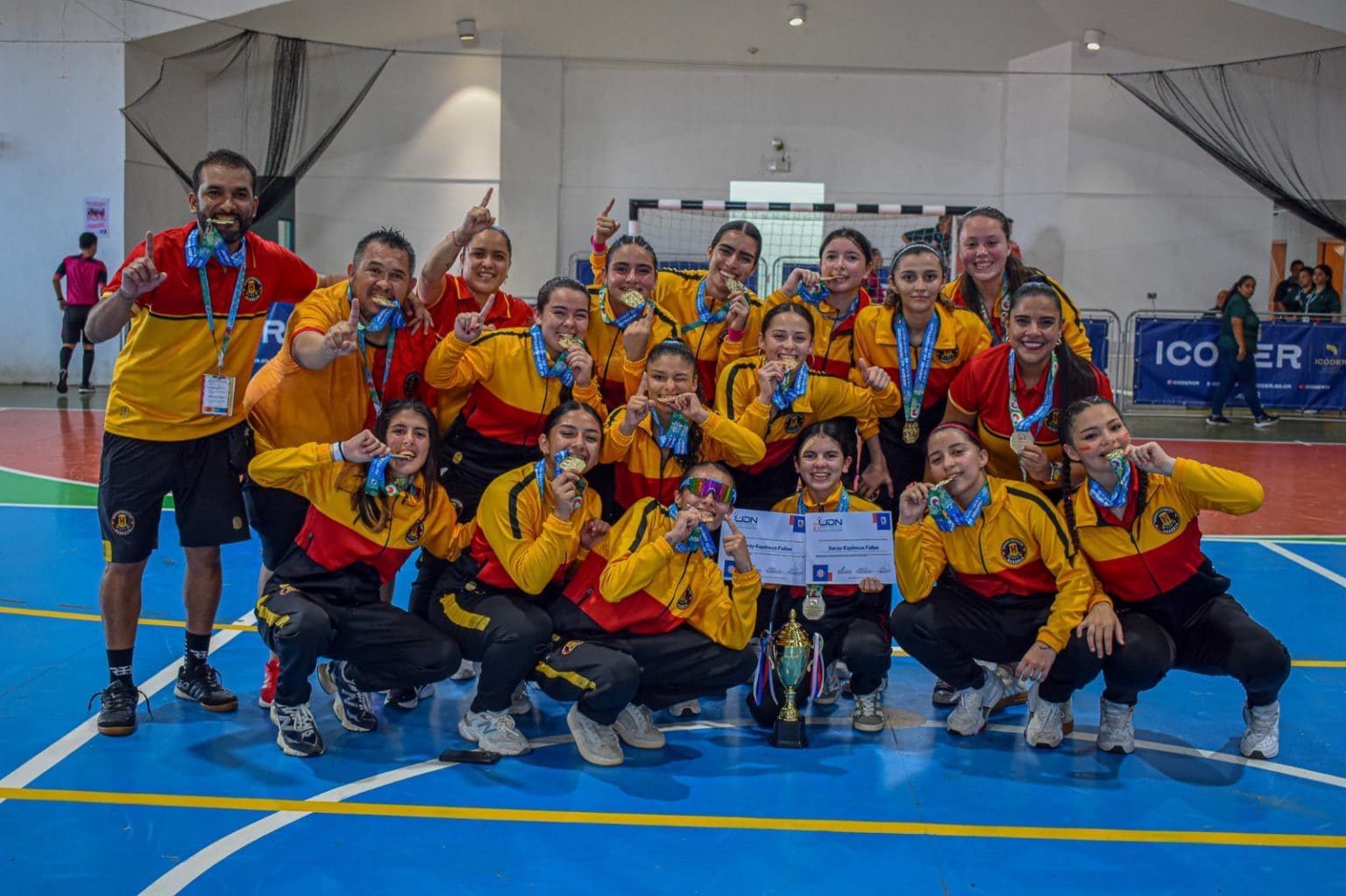 Imagen principal del artículo: San Isidro y Heredia se coronaron en el futsal de los Juegos Deportivos Nacionales Limón 2026