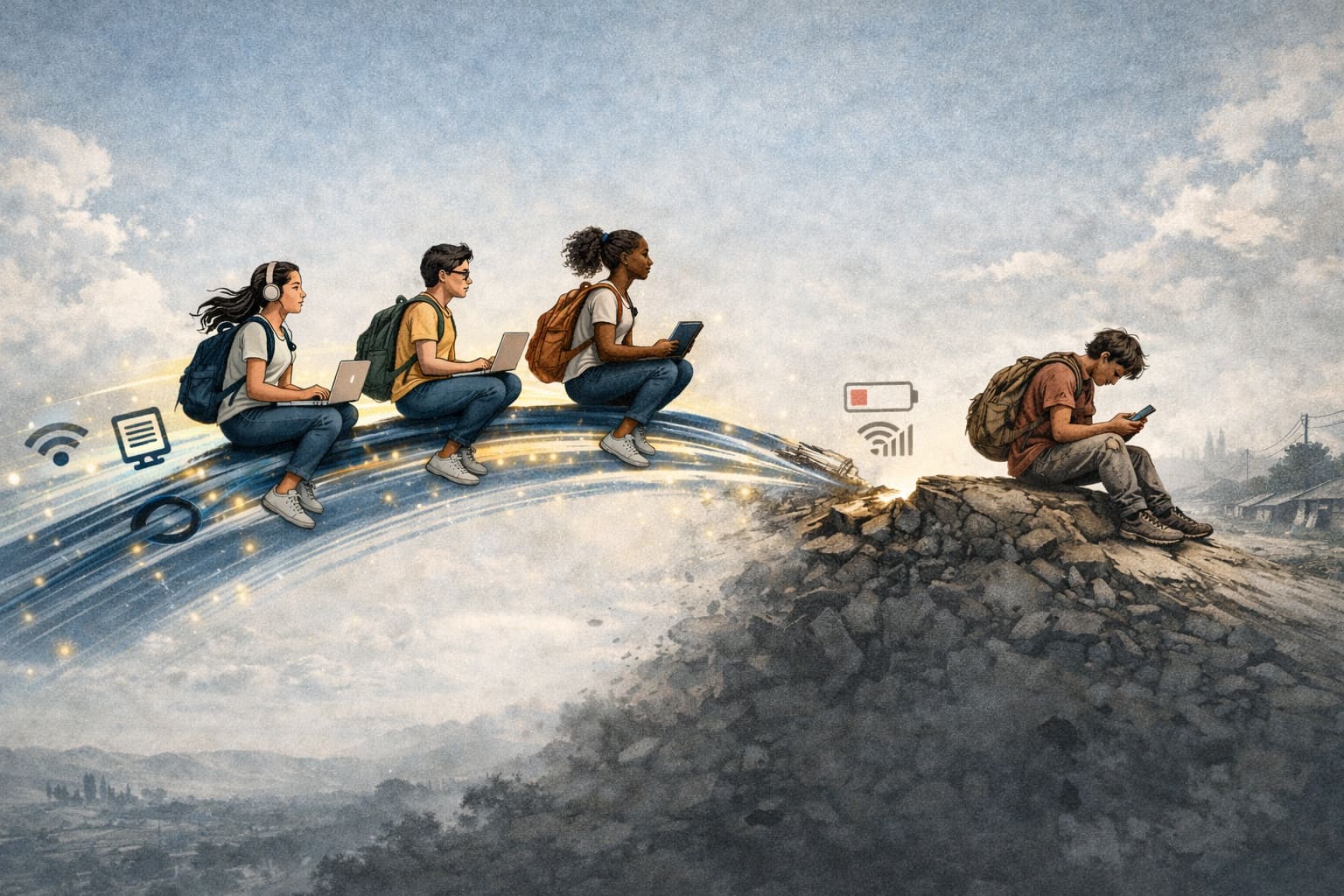 Imagen principal del artículo: La educación digital sin derechos humanos: una brecha que puede hacerse irreversible
