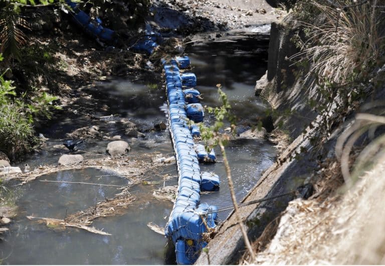 UNA implementa riobarda e islas regenerativas para recuperar el río Pirro en Heredia