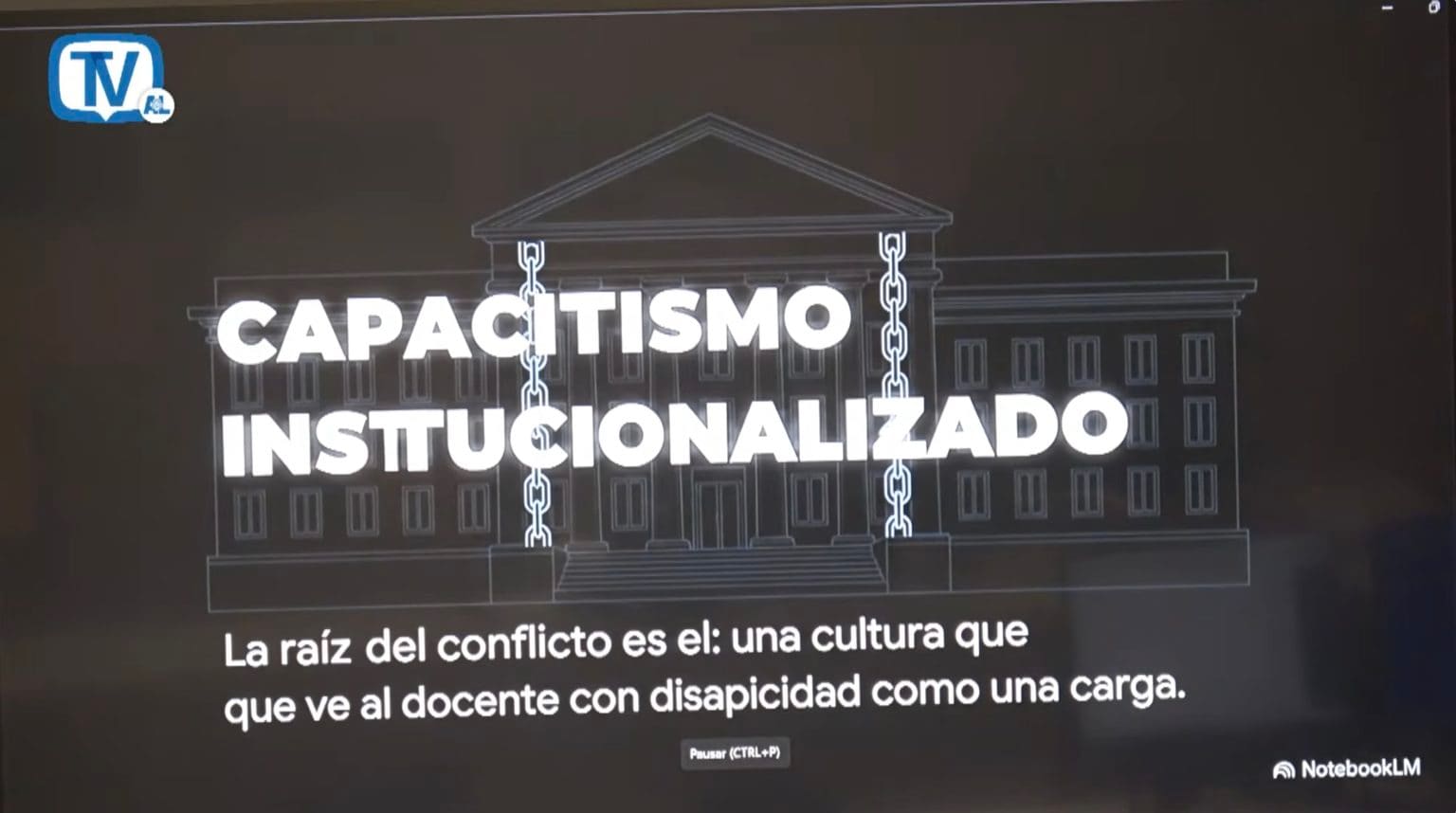 Imagen principal del artículo: El grito en la Asamblea: "¡No estamos enfermos!" y el capacitismo institucional en el MEP