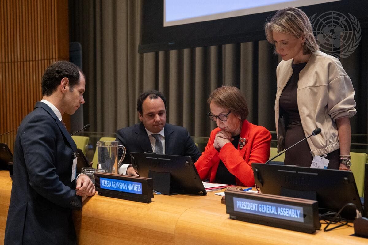 Imagen principal del artículo: Costarricense Rebeca Grynspan pierde liderato en segunda votación informal para dirigir la ONU