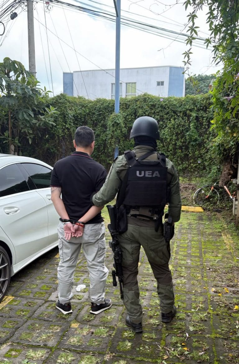 Detienen a costarricense requerido por EE. UU. por narcotráfico