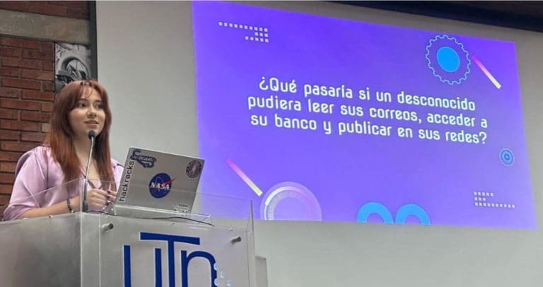 Estudiante de la UTN abre camino para más mujeres en tecnología y ciberseguridad